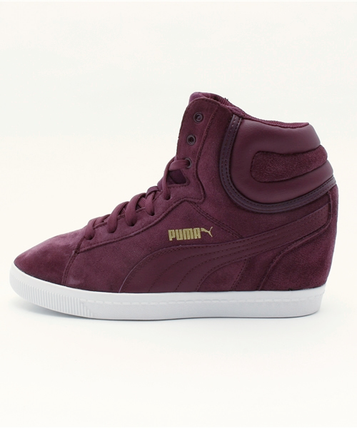 PUMA(プーマ)の「プーマビッキーウェッジ ウィメンズ (WOMEN)(スニーカー・レディース・ブラウン/パープル・24.0cm/23.0cm/25.0cm/22.5cm/24.5cm/23.5cm/25.5cm)」の3枚目の写真