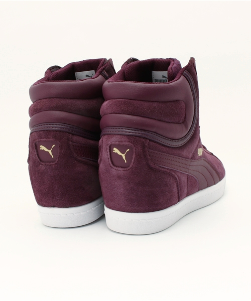 PUMA(プーマ)の「プーマビッキーウェッジ ウィメンズ (WOMEN)(スニーカー・レディース・ブラウン/パープル・24.0cm/23.0cm/25.0cm/22.5cm/24.5cm/23.5cm/25.5cm)」の5枚目の写真