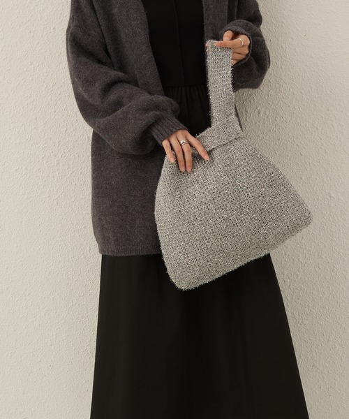 LA VORAGINE（ラ ヴォラジネ）の「ラメ入りハンドバッグ（ハンドバッグ・レディース・グレー/レッド/パープル/ブルー/シルバー/ゴールド/ピンク・FREE）」の15枚目の写真