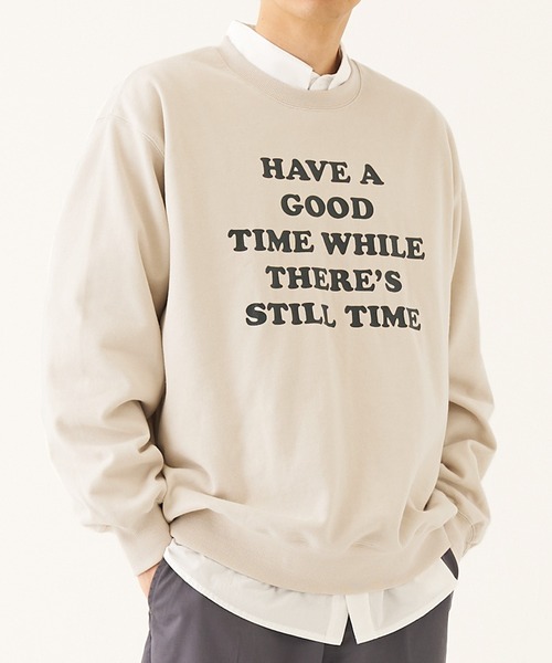 coca（coca）（コカ）の「メンズ ヘビーウェイト裏毛アソート柄トレーナー（スウェット・メンズ・ブラック/ネイビー/アイボリー/ライトグレー・L/M/XL）」の2枚目の写真