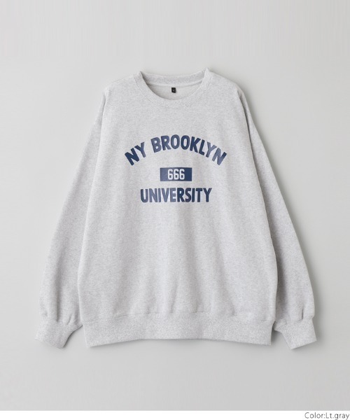 coca（coca）（コカ）の「メンズ ヘビーウェイト裏毛アソート柄トレーナー（スウェット・メンズ・ブラック/ネイビー/アイボリー/ライトグレー・L/M/XL）」の4枚目の写真