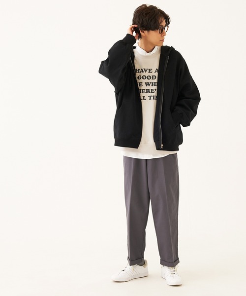 coca（coca）（コカ）の「メンズ ヘビーウェイト裏毛アソート柄トレーナー（スウェット・メンズ・ブラック/ネイビー/アイボリー/ライトグレー・L/M/XL）」の10枚目の写真