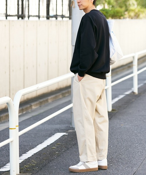 coca（coca）（コカ）の「メンズ ヘビーウェイト裏毛アソート柄トレーナー（スウェット・メンズ・ブラック/ネイビー/アイボリー/ライトグレー・L/M/XL）」の12枚目の写真