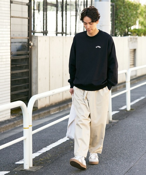 coca（coca）（コカ）の「メンズ ヘビーウェイト裏毛アソート柄トレーナー（スウェット・メンズ・ブラック/ネイビー/アイボリー/ライトグレー・L/M/XL）」の14枚目の写真