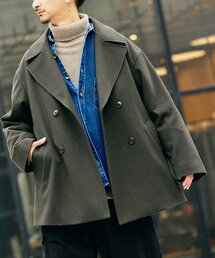 JOURNAL STANDARD relume | TECH MELTON ダブル Aラインショートコート(その他アウター)