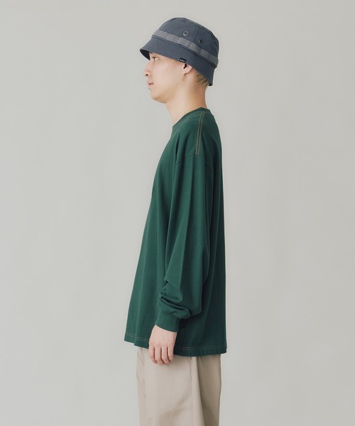 XLARGE(エクストララージ)の「CONTRAST STITCH L/S TEE(Tシャツ/カットソー・メンズ・ブラック/グリーン/ネイビー・S/M/L/XL)」の10枚目の写真