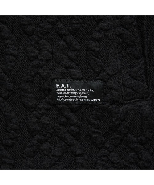 FAT（エフエイティー）の「FAT CABGAN（エフエーティー キャブガン）（カーディガン/ボレロ・メンズ・オフホワイト/ブラック・SKINNY(L)/TITCH(M)/FAT(XL)/JUMBO(XXL)）」の10枚目の写真