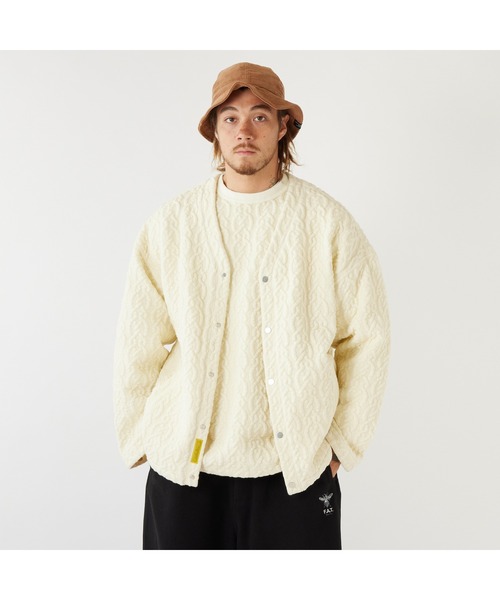 FAT（エフエイティー）の「FAT CABGAN（エフエーティー キャブガン）（カーディガン/ボレロ・メンズ・オフホワイト/ブラック・SKINNY(L)/TITCH(M)/FAT(XL)/JUMBO(XXL)）」の12枚目の写真