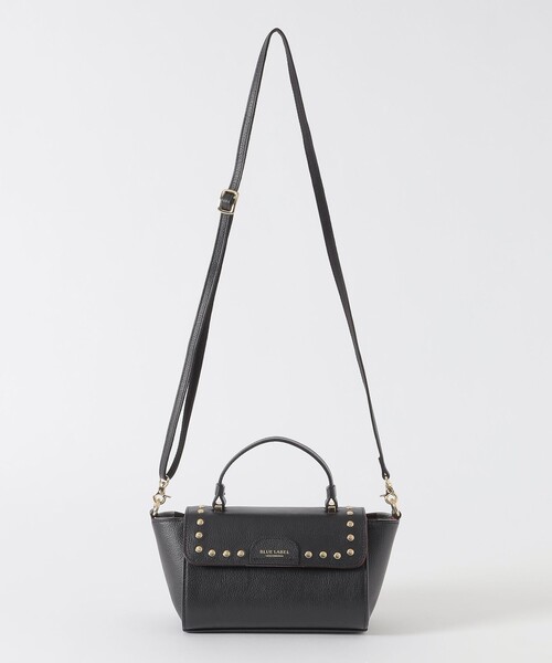 【美品】ブルーレーベルクレストブリッジ スタッズ ショルダーバッグ チェーン BLUE LABEL CRESTBRIDGE（ブルーレーベルクレストブリッジ）の