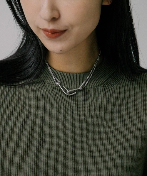 URBAN RESEARCH（アーバンリサーチ）の「『別注』Naotokojima×URBAN RESEARCH　short ball necklace（ネックレス・レディース・シルバー/ゴールド・-）」の4枚目の写真