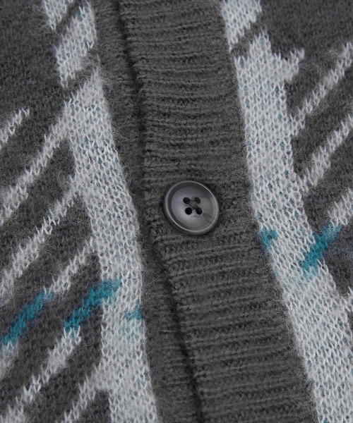 improves(インプローブス)の「シャギー加工 チェック Vネック カーディガン(カーディガン/ボレロ・メンズ・ブラック/ブラウン/チャコール・LARGE/MEDIUM/X-LARGE)」の18枚目の写真