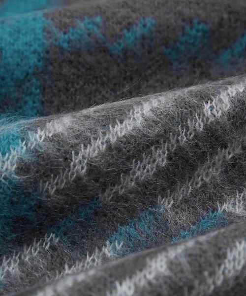 improves(インプローブス)の「シャギー加工 チェック Vネック カーディガン(カーディガン/ボレロ・メンズ・ブラック/ブラウン/チャコール・LARGE/MEDIUM/X-LARGE)」の21枚目の写真