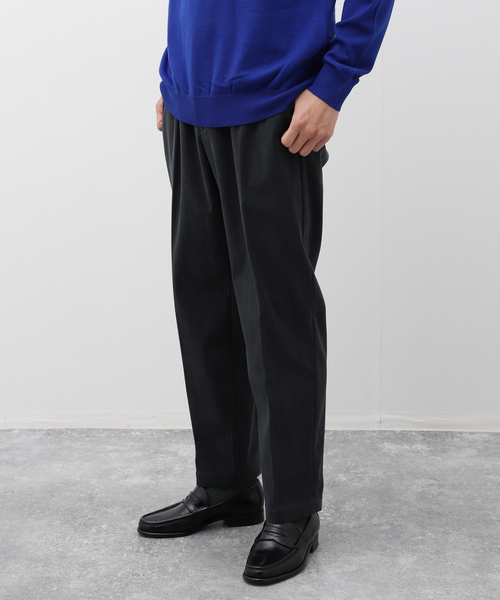 EDIFICE（エディフィス）の「RT トリコットコーデュロイ イージーパンツ（その他パンツ・メンズ・チャコールグレー/ネイビー/ブラック・SMALL/MEDIUM/LARGE）」の2枚目の写真