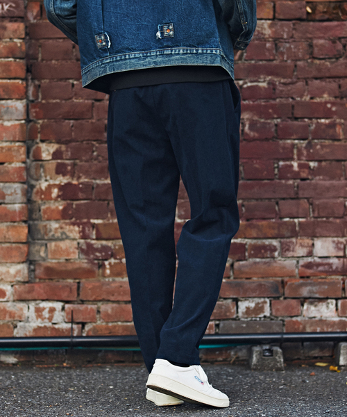 EDIFICE（エディフィス）の「RT トリコットコーデュロイ イージーパンツ（その他パンツ・メンズ・チャコールグレー/ネイビー/ブラック・SMALL/MEDIUM/LARGE）」の7枚目の写真