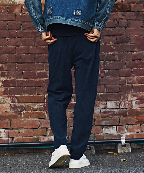 EDIFICE（エディフィス）の「RT トリコットコーデュロイ イージーパンツ（その他パンツ・メンズ・チャコールグレー/ネイビー/ブラック・SMALL/MEDIUM/LARGE）」の8枚目の写真