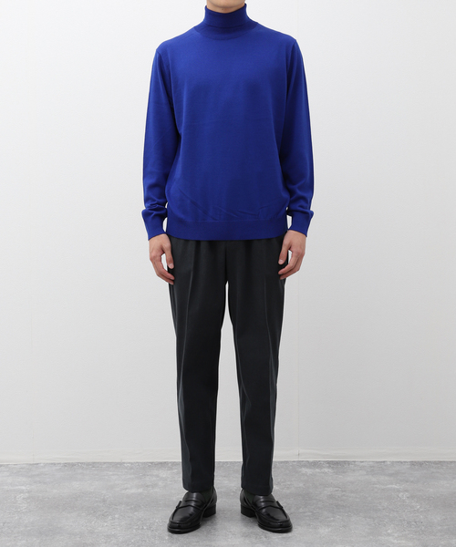 EDIFICE（エディフィス）の「RT トリコットコーデュロイ イージーパンツ（その他パンツ・メンズ・チャコールグレー/ネイビー/ブラック・SMALL/MEDIUM/LARGE）」の9枚目の写真