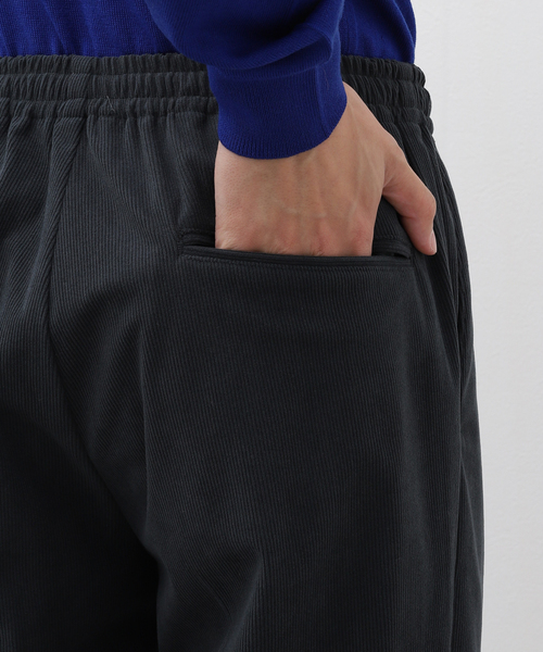 EDIFICE（エディフィス）の「RT トリコットコーデュロイ イージーパンツ（その他パンツ・メンズ・チャコールグレー/ネイビー/ブラック・SMALL/MEDIUM/LARGE）」の15枚目の写真