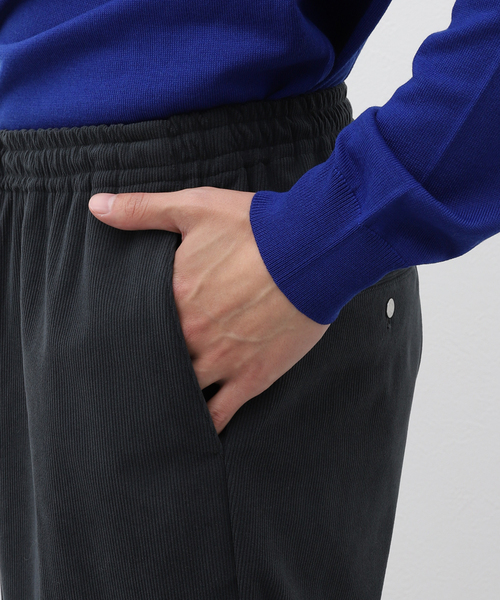 EDIFICE（エディフィス）の「RT トリコットコーデュロイ イージーパンツ（その他パンツ・メンズ・チャコールグレー/ネイビー/ブラック・SMALL/MEDIUM/LARGE）」の16枚目の写真