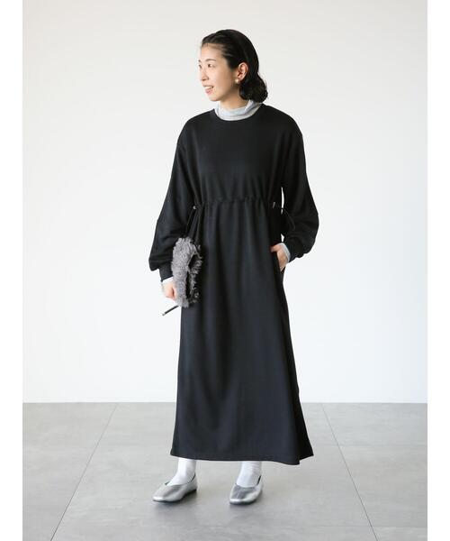 Lugnoncure（ルノンキュール）の「ダンボールドロストワンピース（ワンピース・レディース・ブラック/グレー・F）」の14枚目の写真