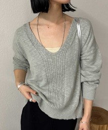 シーナリー　深Vネックオーバーニット SHENERY（シーナリー）の「深Vネックオーバーニット（ニット