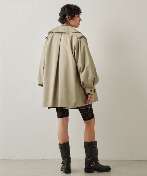 THE PAUSE（ザ ポーズ）の「【THE PAUSE】パフスリーブミドルトレンチ