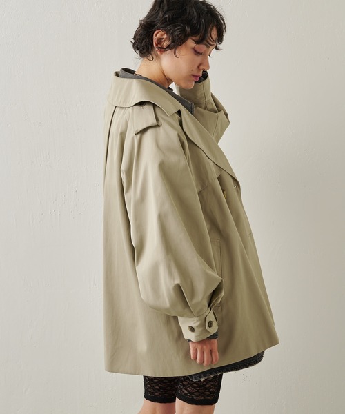 THE PAUSE（ザ ポーズ）の「【THE PAUSE】パフスリーブミドルトレンチ