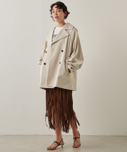 THE PAUSE（ザ ポーズ）の「【THE PAUSE】パフスリーブミドルトレンチ