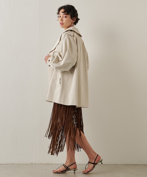 THE PAUSE（ザ ポーズ）の「【THE PAUSE】パフスリーブミドルトレンチ