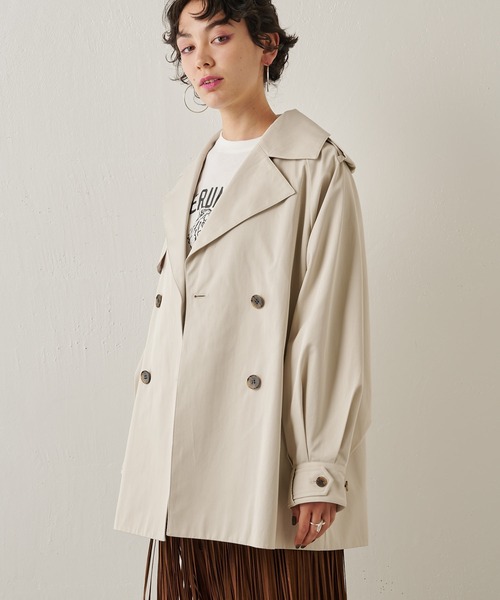 THE PAUSE（ザ ポーズ）の「【THE PAUSE】パフスリーブミドルトレンチ