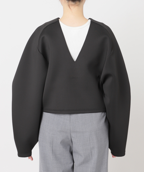 CITYSHOP☆COTTON DAMAGE PULLOVER カットソー CITYSHOP（シティーショップ）の「CONSCIOUS SLEEVE PULLOVER