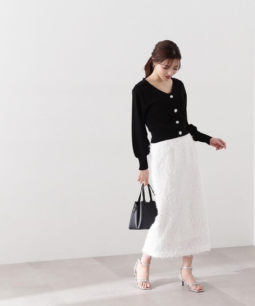【新品未使用】プロポーションボディドレッシング ジャガードタイトスカート PROPORTION BODY DRESSING（プロポーションボディドレッシング