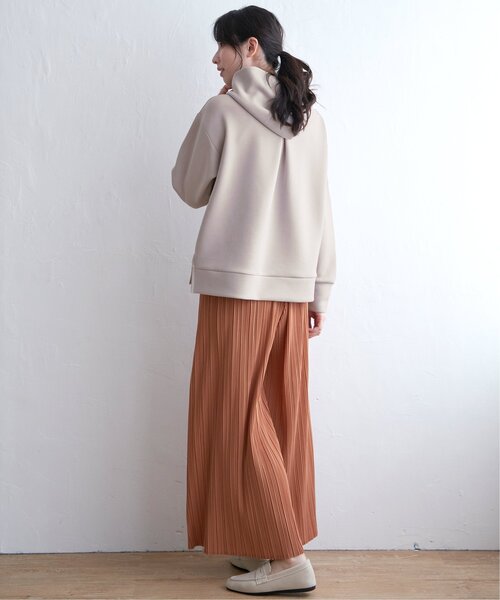 ikka(イッカ)の「ダンボールスウェットパーカー(パーカー・レディース・オフホワイト/スカイブルー/ネイビー/ベージュ/ピンクベージュ・S/M/L)」の17枚目の写真