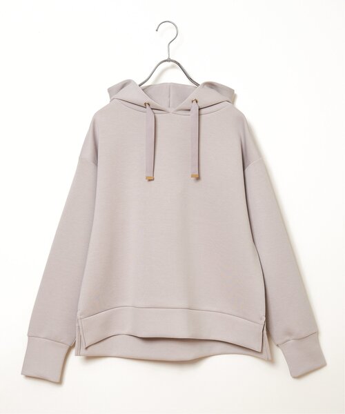 ikka(イッカ)の「ダンボールスウェットパーカー(パーカー・レディース・オフホワイト/スカイブルー/ネイビー/ベージュ/ピンクベージュ・S/M/L)」の20枚目の写真