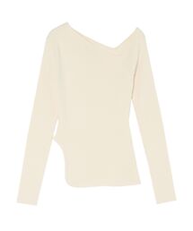 LAGUNAMOON | アシンメトリーイレヘムニットプルオーバー(ニット/セーター)