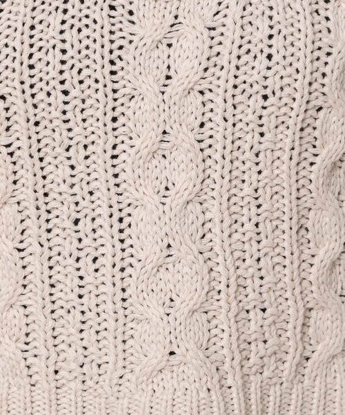 3.3 Field Trip （3.3フィールドトリップ）の「3.3 Field Trip／ニットベスト 2991077（ベスト・レディース・アイボリー/ブラック・FREE）」の17枚目の写真