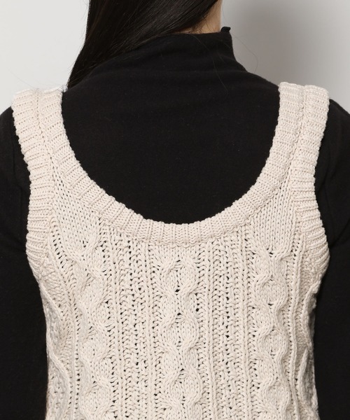 3.3 Field Trip （3.3フィールドトリップ）の「3.3 Field Trip／ニットベスト 2991077（ベスト・レディース・アイボリー/ブラック・FREE）」の13枚目の写真