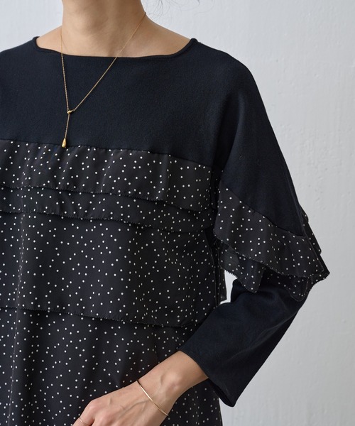 BEARDSLEY（ビアズリー）の「ドットフリルワンピース