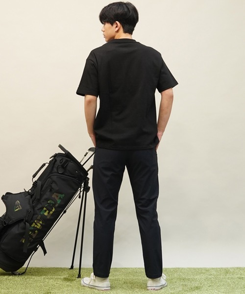 NEW ERA(ニューエラ)の「NEW ERA/ニューエラ 半袖Tシャツ ヘビーウェイト ブランドロゴ 14121876/14121877/14121878(Tシャツ/カットソー・メンズ・グレイッシュベージュ/ブラック/ヘザーグレー・M/L/XL/2XL)」の5枚目の写真