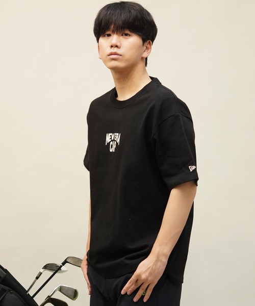 NEW ERA(ニューエラ)の「NEW ERA/ニューエラ 半袖Tシャツ ヘビーウェイト ブランドロゴ 14121876/14121877/14121878(Tシャツ/カットソー・メンズ・グレイッシュベージュ/ブラック/ヘザーグレー・M/L/XL/2XL)」の16枚目の写真
