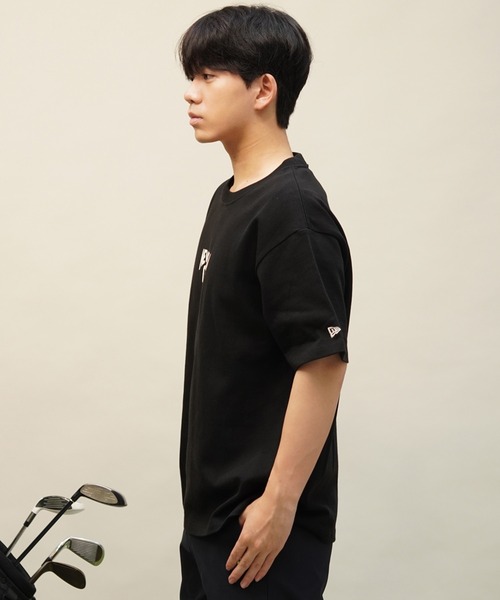 NEW ERA(ニューエラ)の「NEW ERA/ニューエラ 半袖Tシャツ ヘビーウェイト ブランドロゴ 14121876/14121877/14121878(Tシャツ/カットソー・メンズ・グレイッシュベージュ/ブラック/ヘザーグレー・M/L/XL/2XL)」の17枚目の写真