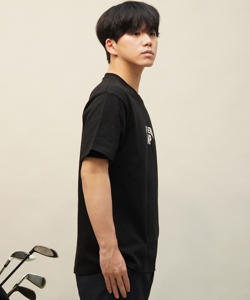 NEW ERA(ニューエラ)の「NEW ERA/ニューエラ 半袖Tシャツ ヘビーウェイト ブランドロゴ 14121876/14121877/14121878(Tシャツ/カットソー・メンズ・グレイッシュベージュ/ブラック/ヘザーグレー・M/L/XL/2XL)」の19枚目の写真