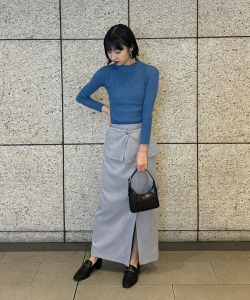 AMAIL(アマイル)の「Fashionable easy knit(ニット/セーター・レディース・ホワイト/ピンク/ブルー/グリーン・FREE)」の11枚目の写真