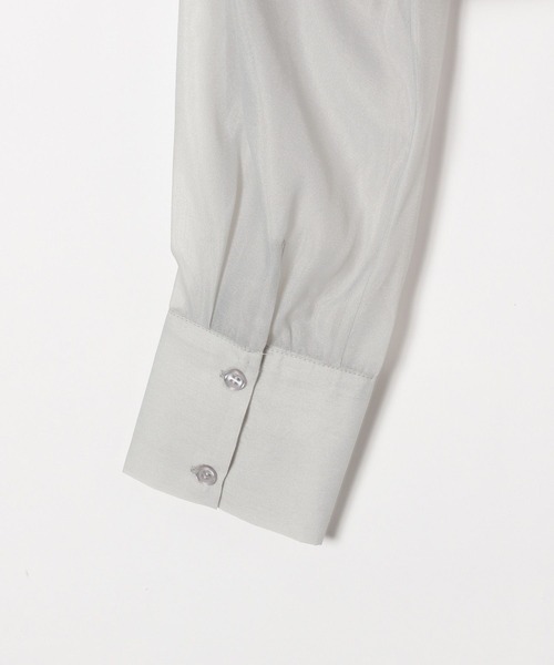 Heather（ヘザー）の「アソートリボンシアーシャツ　111611（シャツ/ブラウス・レディース・ピンク/ピンク系その他/ホワイト系その他/ブルー/オフホワイト/ブルー系その他・FREE）」の10枚目の写真