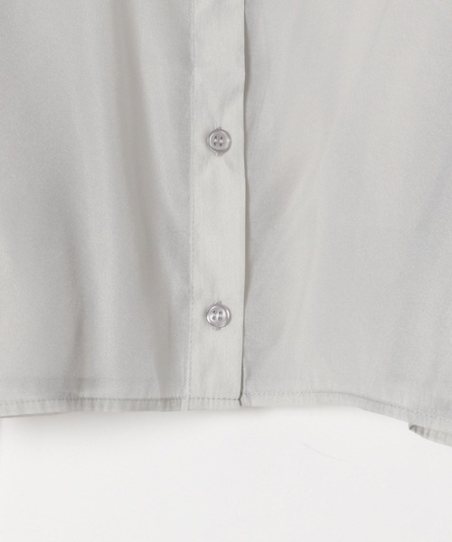 Heather（ヘザー）の「アソートリボンシアーシャツ　111611（シャツ/ブラウス・レディース・ピンク/ピンク系その他/ホワイト系その他/ブルー/オフホワイト/ブルー系その他・FREE）」の11枚目の写真