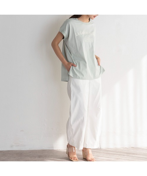 EUCLAID（エウクレイド）の「ポリツイルカーブパンツ（その他パンツ・レディース・ベージュ/オフホワイト/ネイビー・40/38/36）」の20枚目の写真