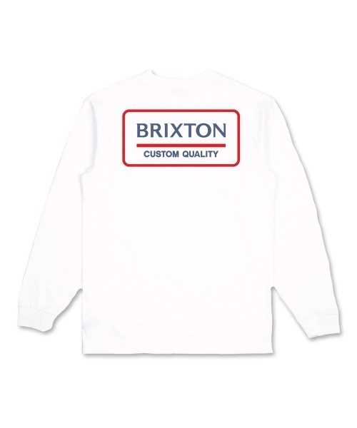 BRIXTON(ブリクストン)の「【BRIXTON】PALMER PROPER L/S STT(Tシャツ/カットソー・メンズ・ホワイト・MEDIUM/LARGE/X-LARGE)」の1枚目の写真