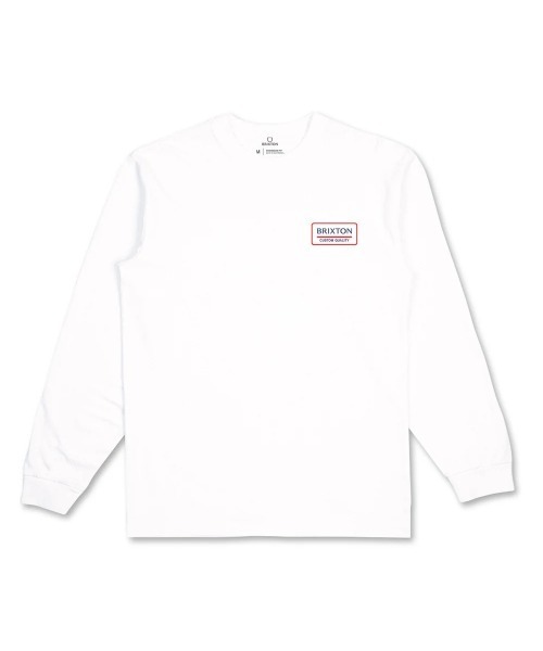 BRIXTON(ブリクストン)の「【BRIXTON】PALMER PROPER L/S STT(Tシャツ/カットソー・メンズ・ホワイト・MEDIUM/LARGE/X-LARGE)」の3枚目の写真