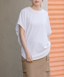 Munich | ストレッチジョーゼットジャージバックドレーププルオーバー(Tシャツ/カットソー)