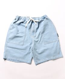 24 SUPER WIDE PAINTE/DCウエストゴムデニムショートパンツ