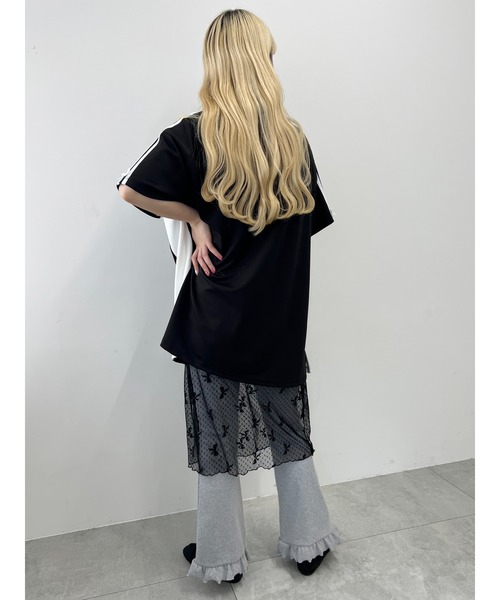 WC（ダブル シー）の「リボンシアースカート（スカート・レディース・ブラック/ホワイト・FREE）」の15枚目の写真